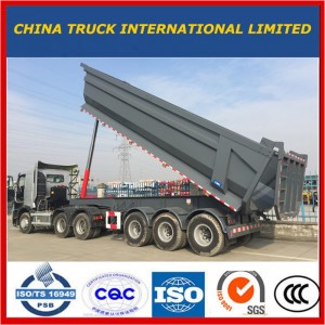 ยี่ห้อยอดนิยม CIMC Heavy Duty Dumper Tipper รถพ่วงบรรทุกสำหรับขาย